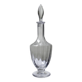 Large crystal decanter from Sèvres, vintage 1970s-1980s.