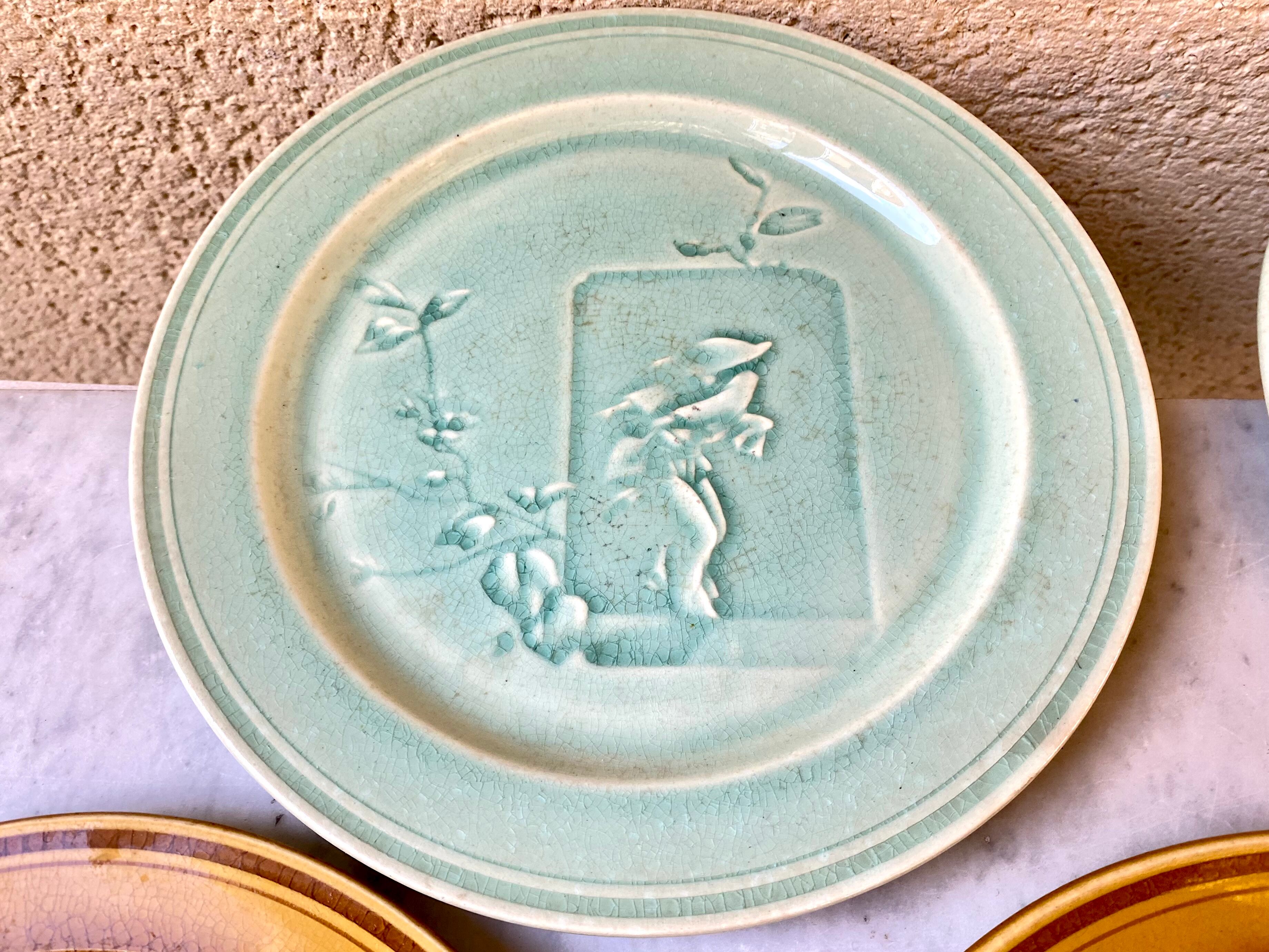 Dessert plates slurry HB Choisy the vintage king 60s lot of 5 plates