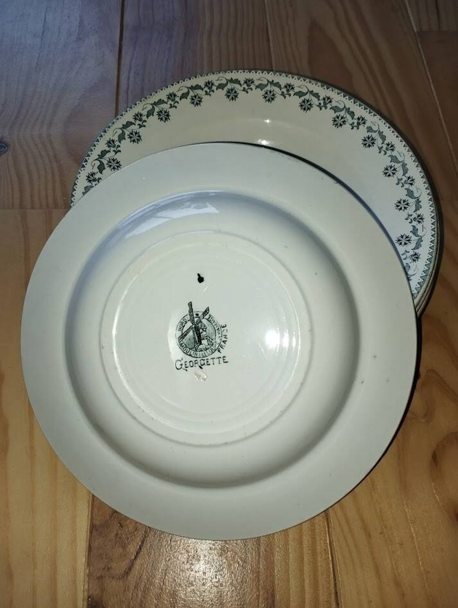Assiettes Creuses “Georgette” Terre de Fer (6 pièces)