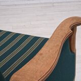 1970s, Danish armchair, furniture wool, solid oak wood.