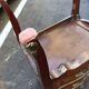Dresser chiffon marquetry style louis xv marble top