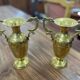 Pair of brass vase Art Deco period