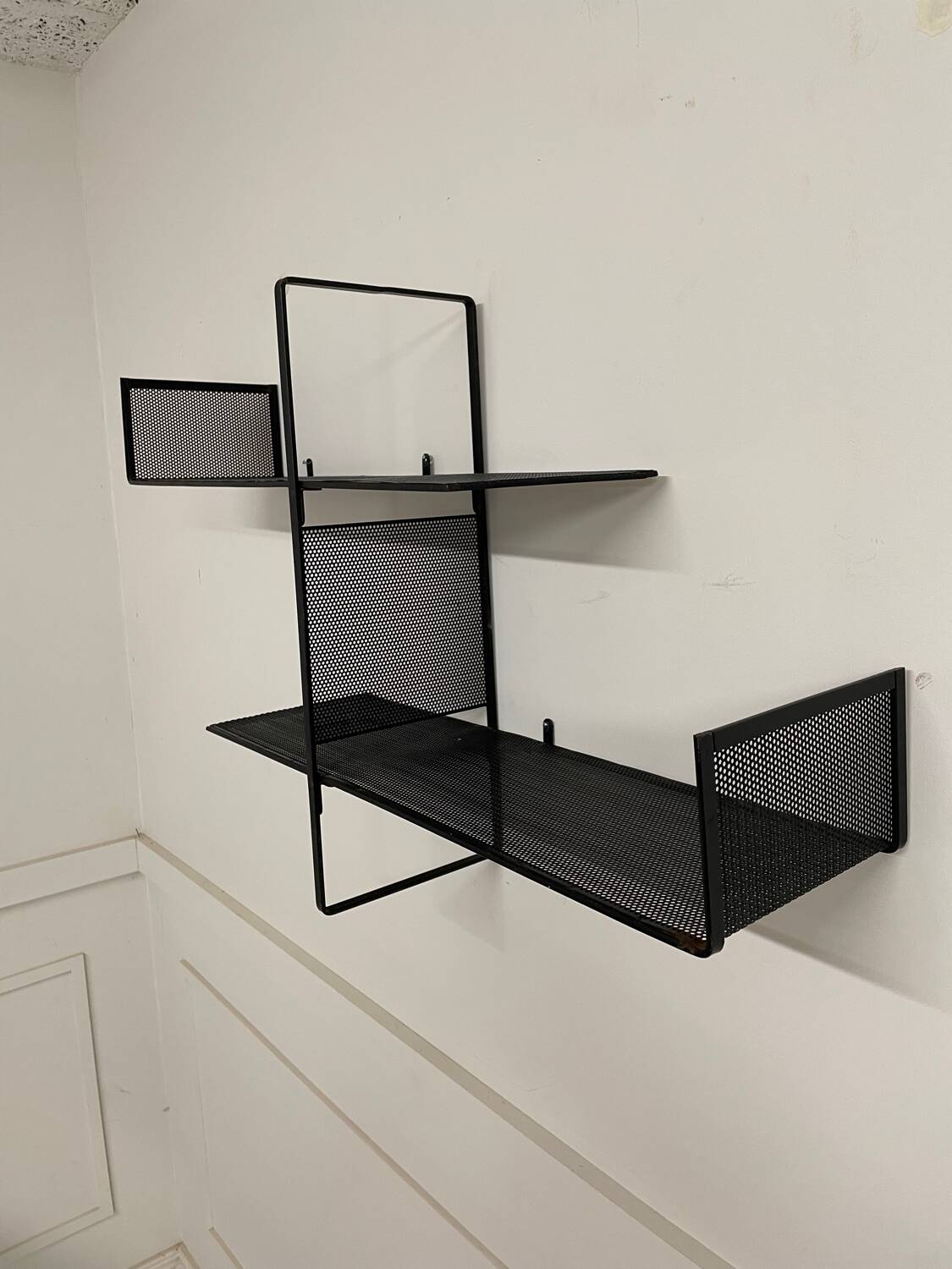 Wall shelf, 1956, Mathieu MATEGOT, perforated sheet metal