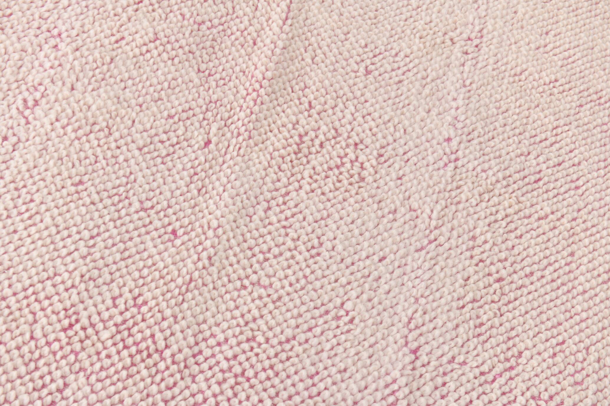 6x10 Soft Pastel Pink Handmade Vintage Rug, 193x300Cm SK 34942