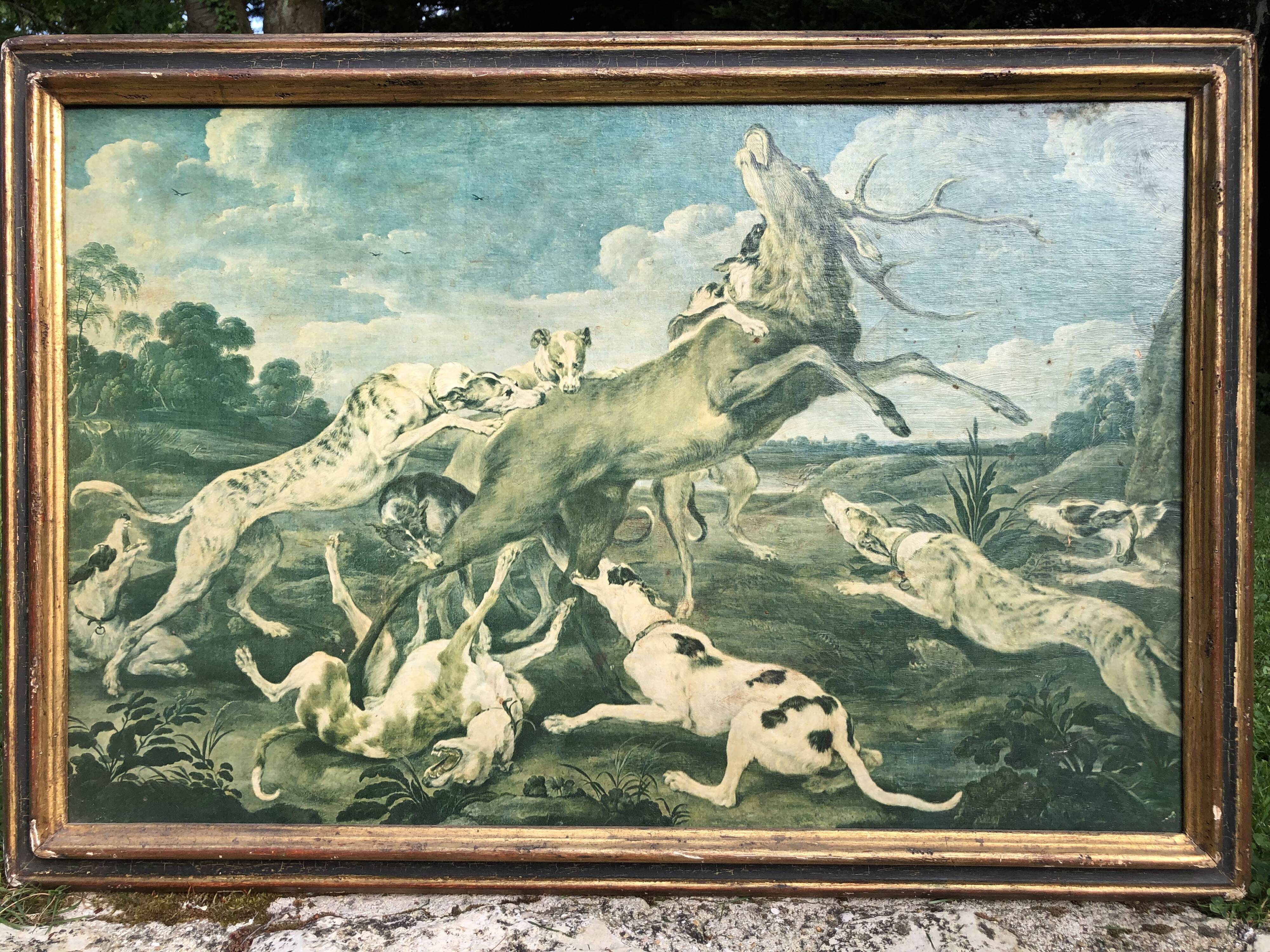 Hunting painting