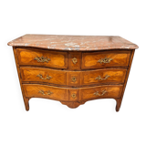 Commode à décor en frisage, XVIIIème s.