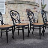 Set of 8 Thonet chairs, model no. 4, known as "Daum café", 1880