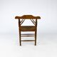 Dutch Antique Oak and Rush Chair, 1930s