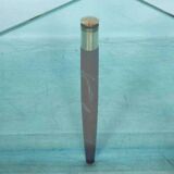 Vintage coffee table glass teak brass, mid-century coffee table.