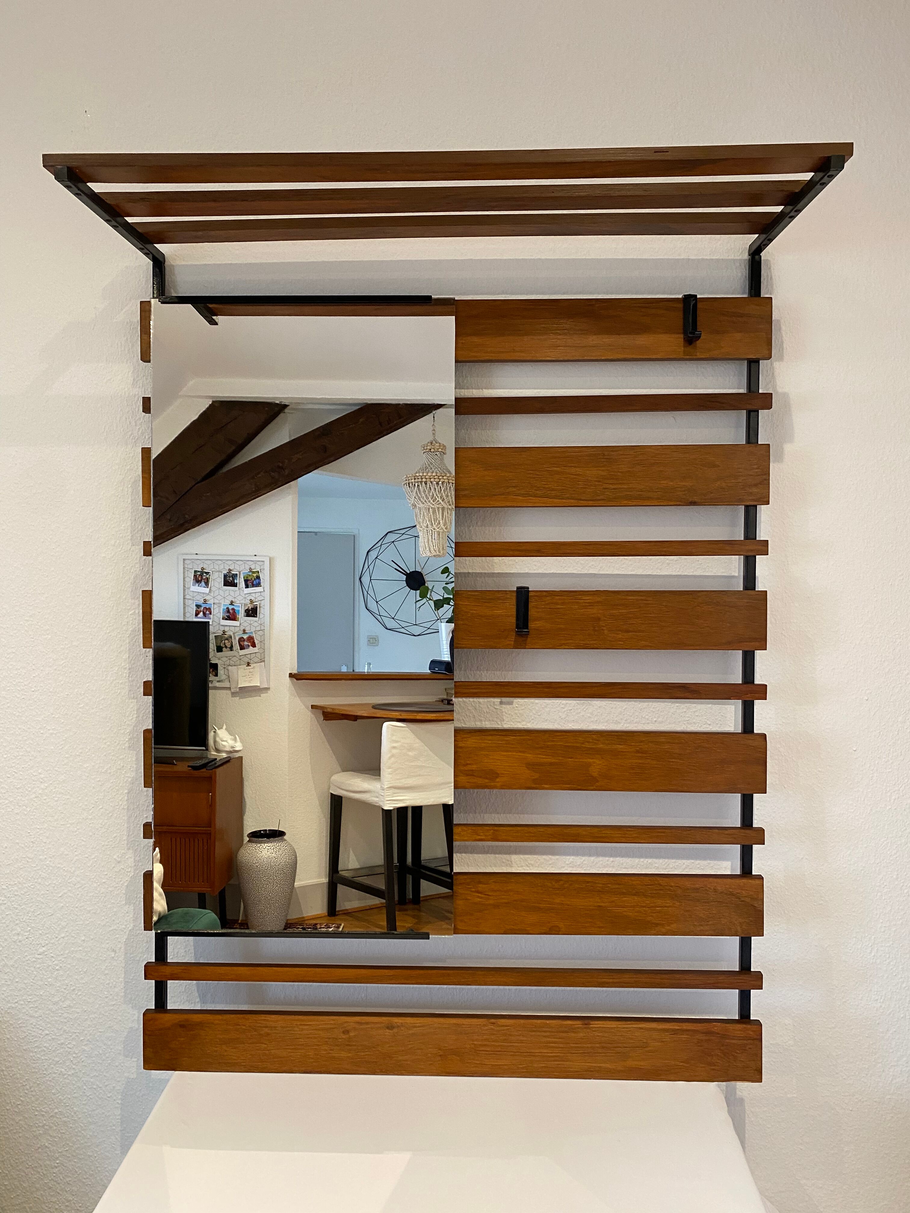 Vintage teak wardrobe