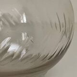 Cut crystal round carafe antique