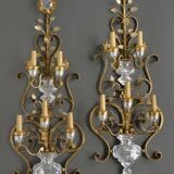 Pair of wall lights attributed to Maison Baguès or Maison Banci – c