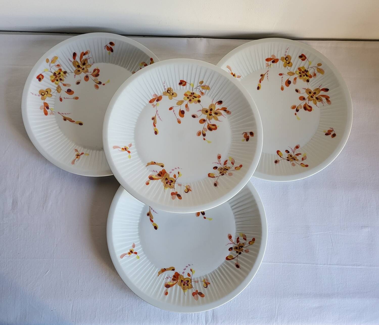 4 Haviland France Limoges Porcelain Dinner Plates
