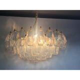 Murano Glass Sputnik Candlestick Poliedro Mazzega Zuccheri Venini Barovier Style