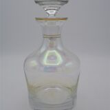 Carafe en verre irisé