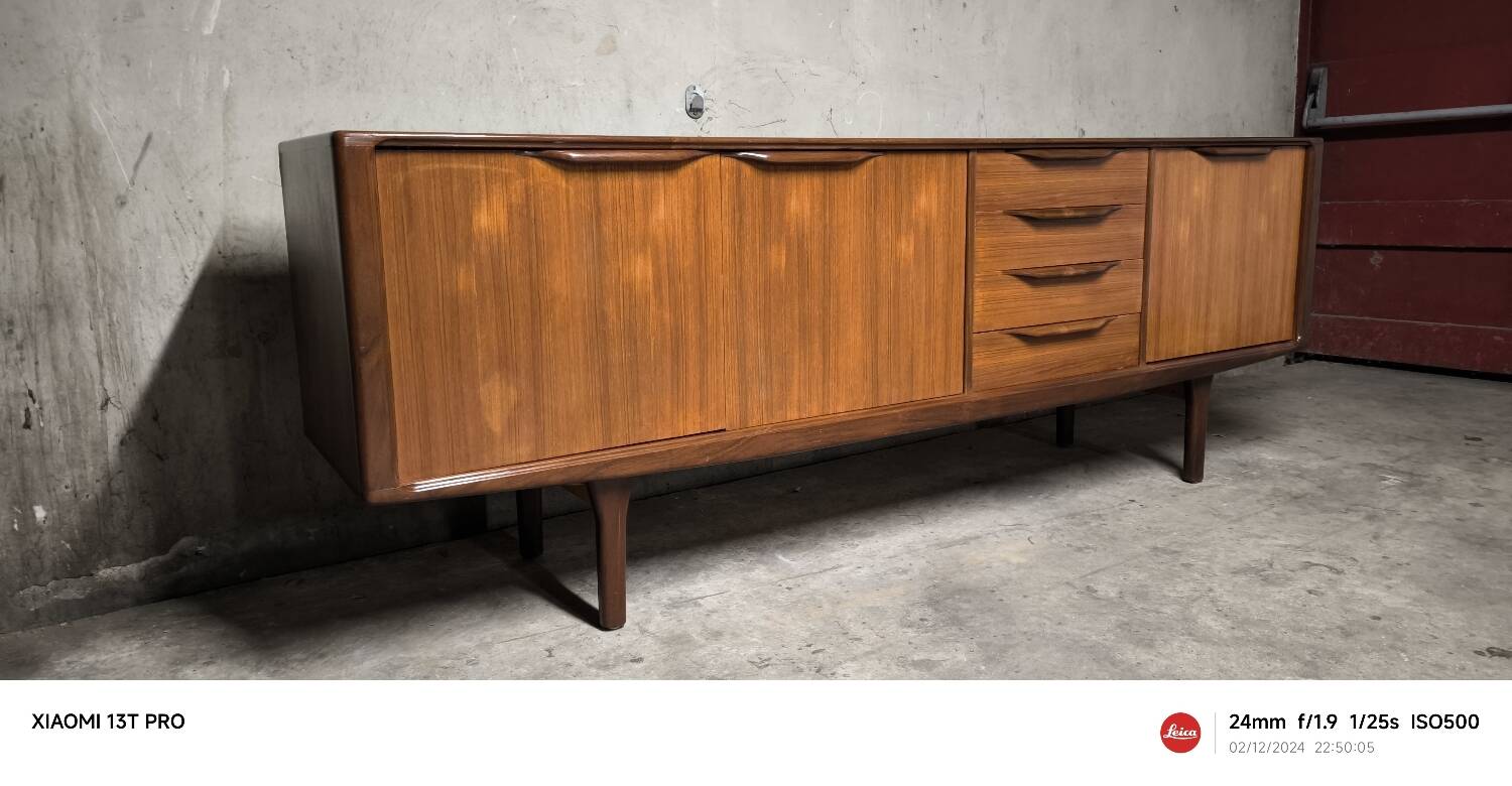 Vintage Scandinavian teak sideboard 1960