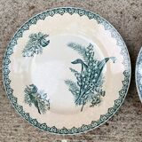 Old model plate, Saint-Amand, lily of the valley