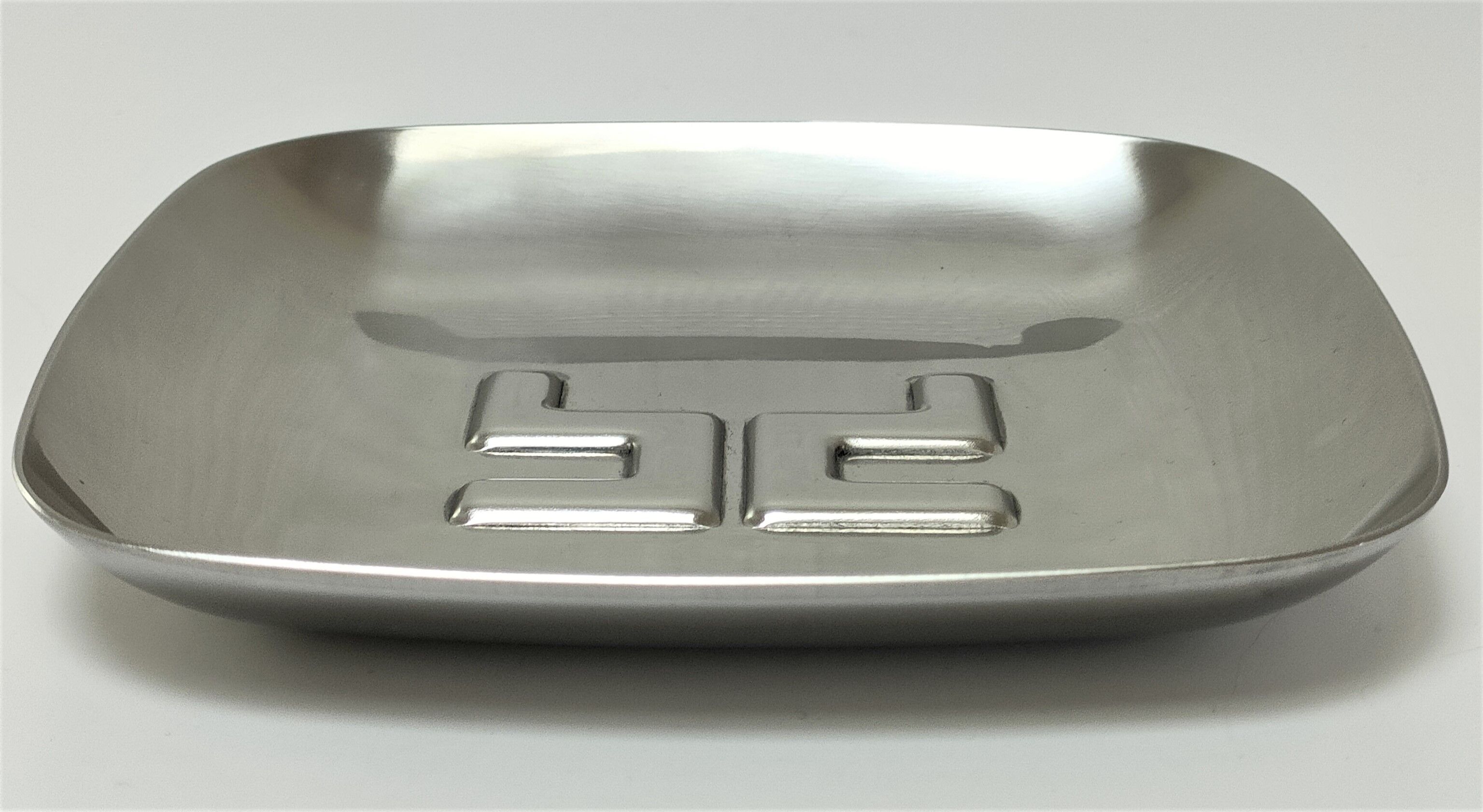 empty pocket monogrammed steel vintage design