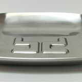 empty pocket monogrammed steel vintage design