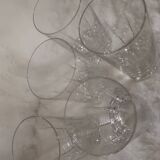 5 bayel crystal long drink glasses