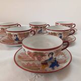 Tasses et soucoupes japonaises