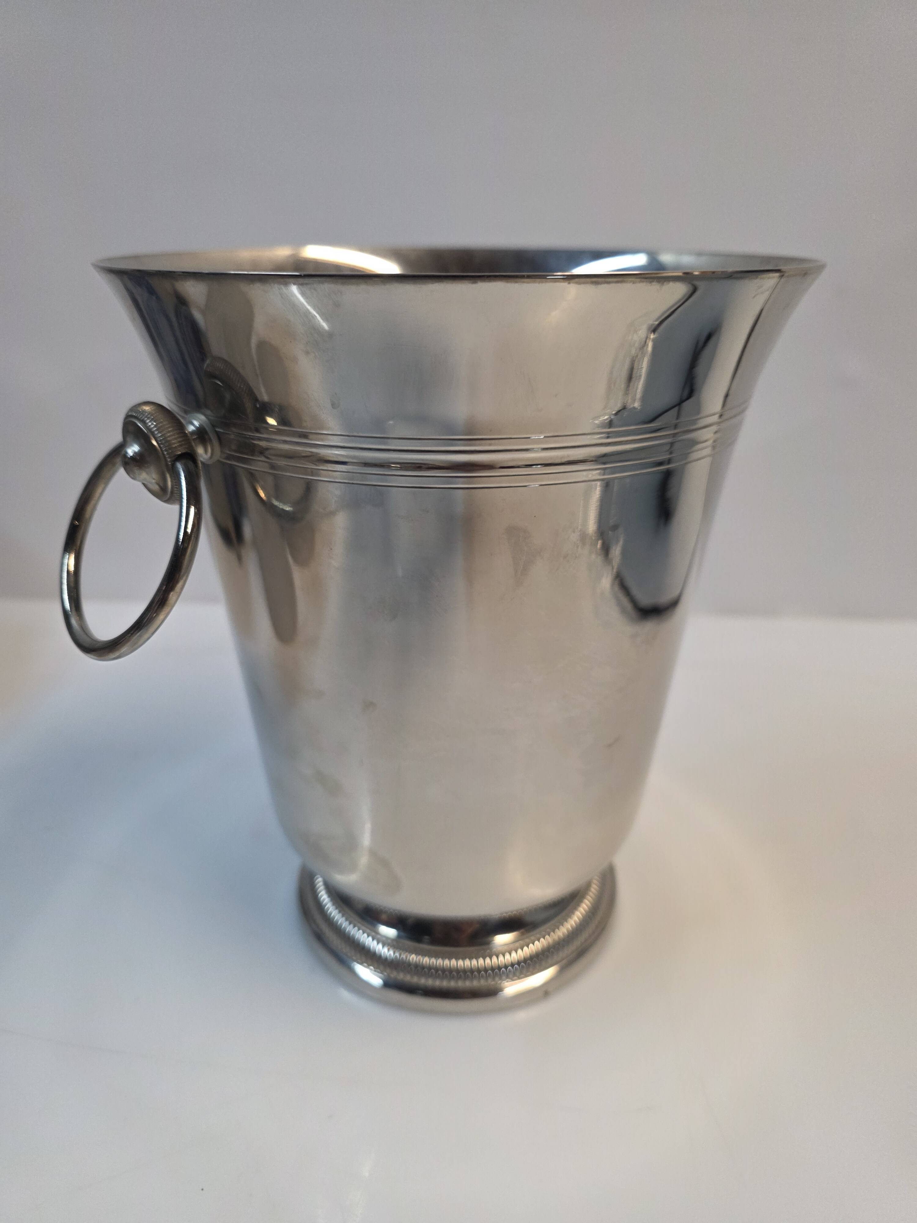 Silver-plated champagne bucket mid-20th century