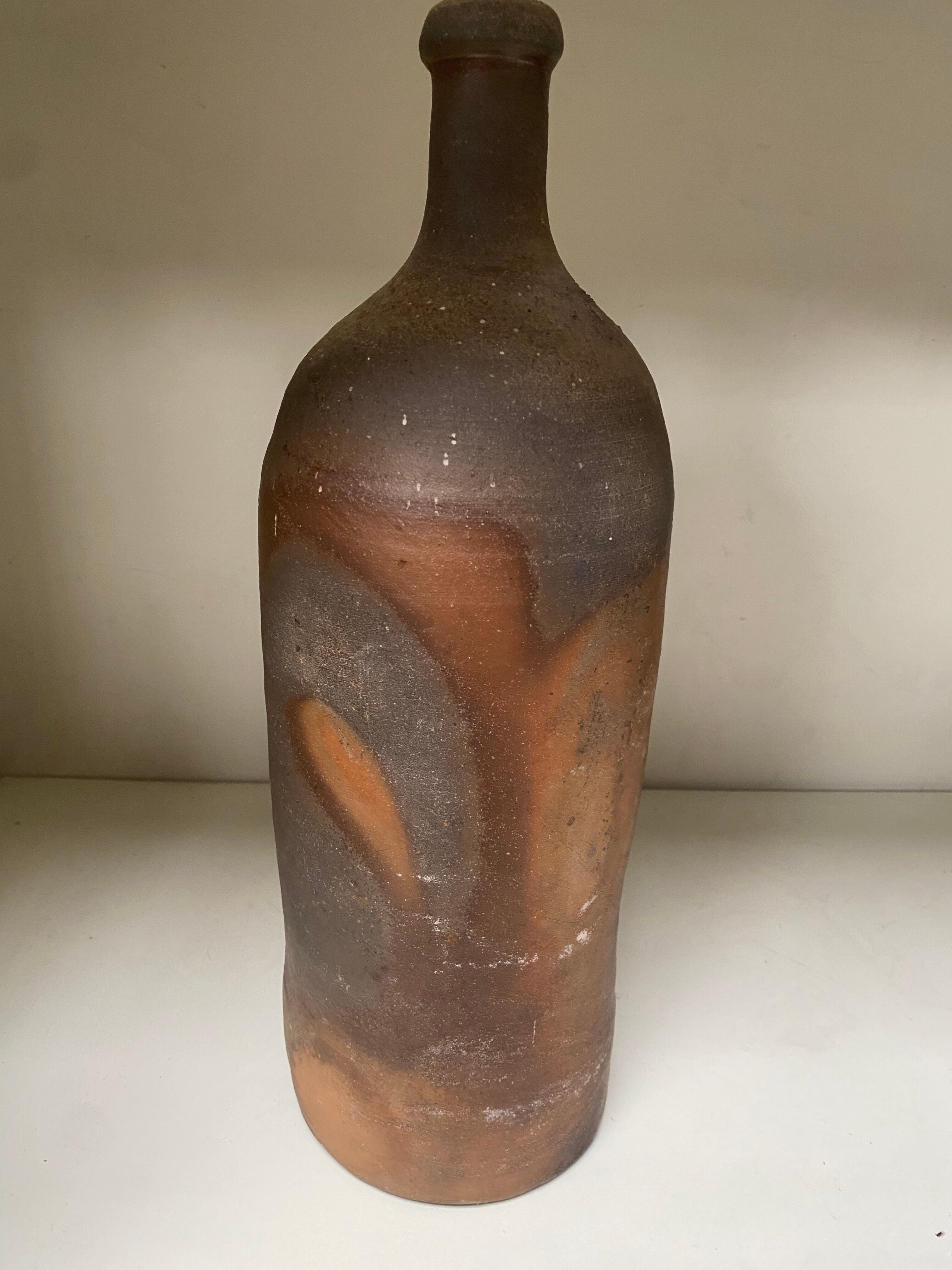 Old sandstone bottle