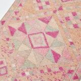 Geometric Tribal Design Runner Rug, Decorative Hallway Runner, 83x340 Cm