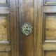 Early 19th century Empire style oak wardrobe