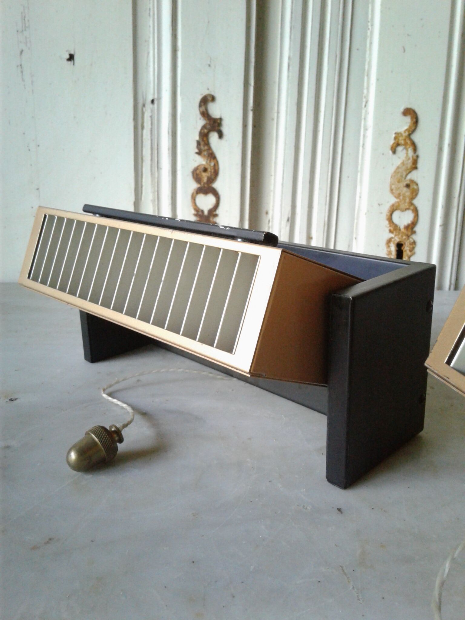 Pair of orientable wall sconces from the 50s
