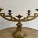 Paire de candélabres en bronze doré d'époque ART DECO