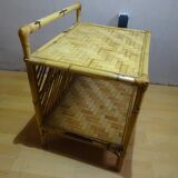 Rattan bedside