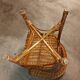 Fauteuil en rotin vintage