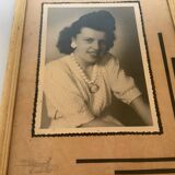 Old photograph of woman with jewelry