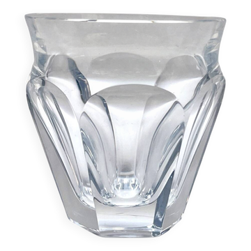 Baccarat crystal glass, Talleyrand Harcourt pattern, 8.5 cm, vintage 1970
