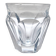 Baccarat crystal glass, Talleyrand Harcourt pattern, 8.5 cm, vintage 1970