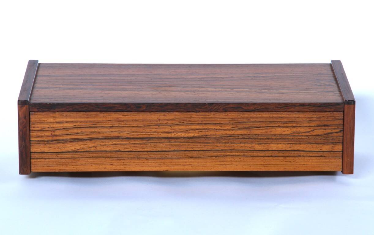 Vintage rosewood floating bedside tables. Set of two. 1960s