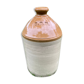 Bouteille en grès vernissée -SRD Skey Tamworth cruche à rhum