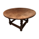 Round oak table