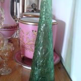 Italian bottle, green glass