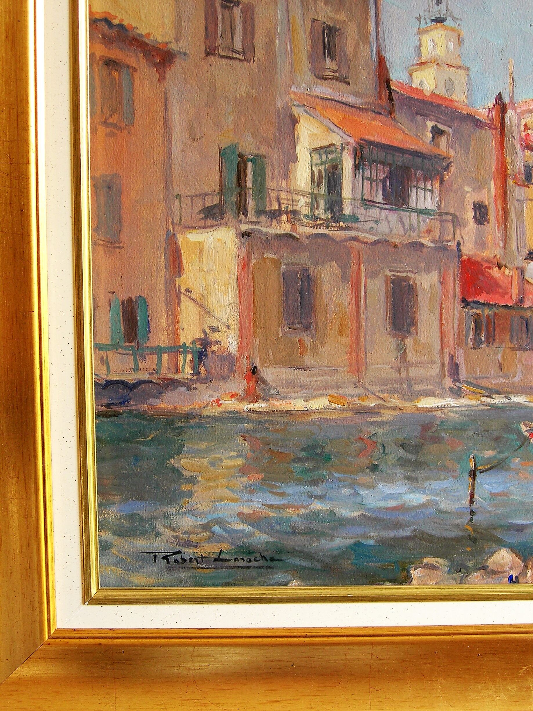 Martigues by robert laroche (1896-1974)