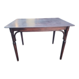 Thonet curved wood bistro table