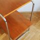 1940s Bauhaus Tubular Steel Side Table in the Style of Marcel Breuer