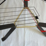 Vintage coffee table geometric decorations