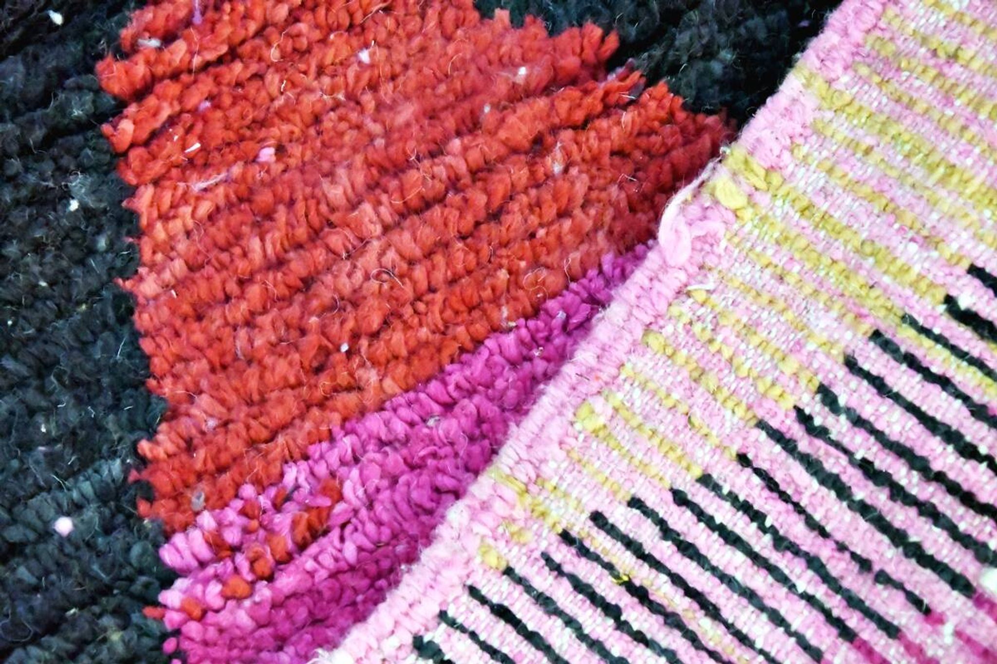 Tapis berbère marocain couloir Boujaad 310 x 85 cm neuf