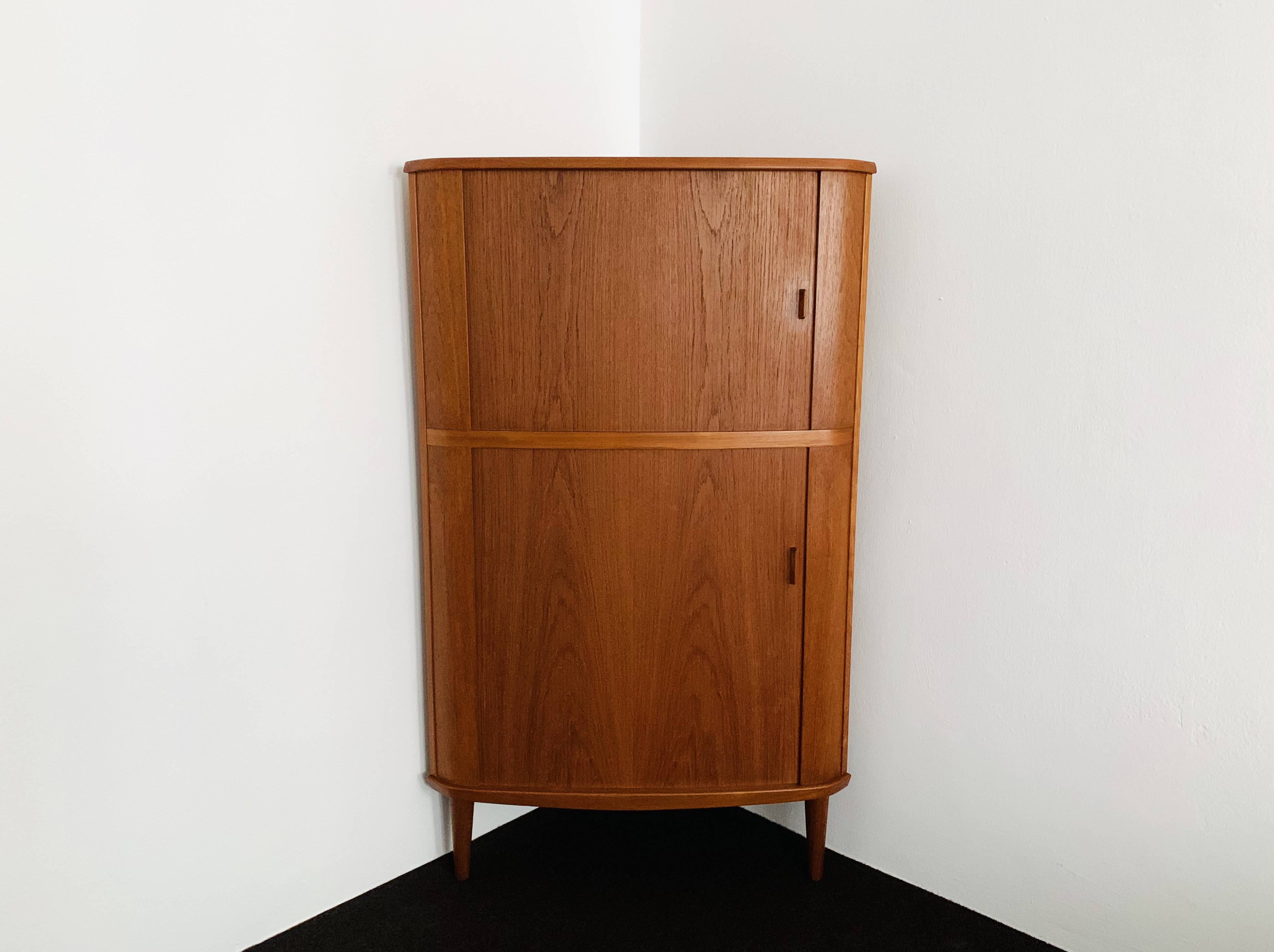 Teakwood Corner Cabinets by Arne Hovmand-Olsen for Skovmand and Andersen