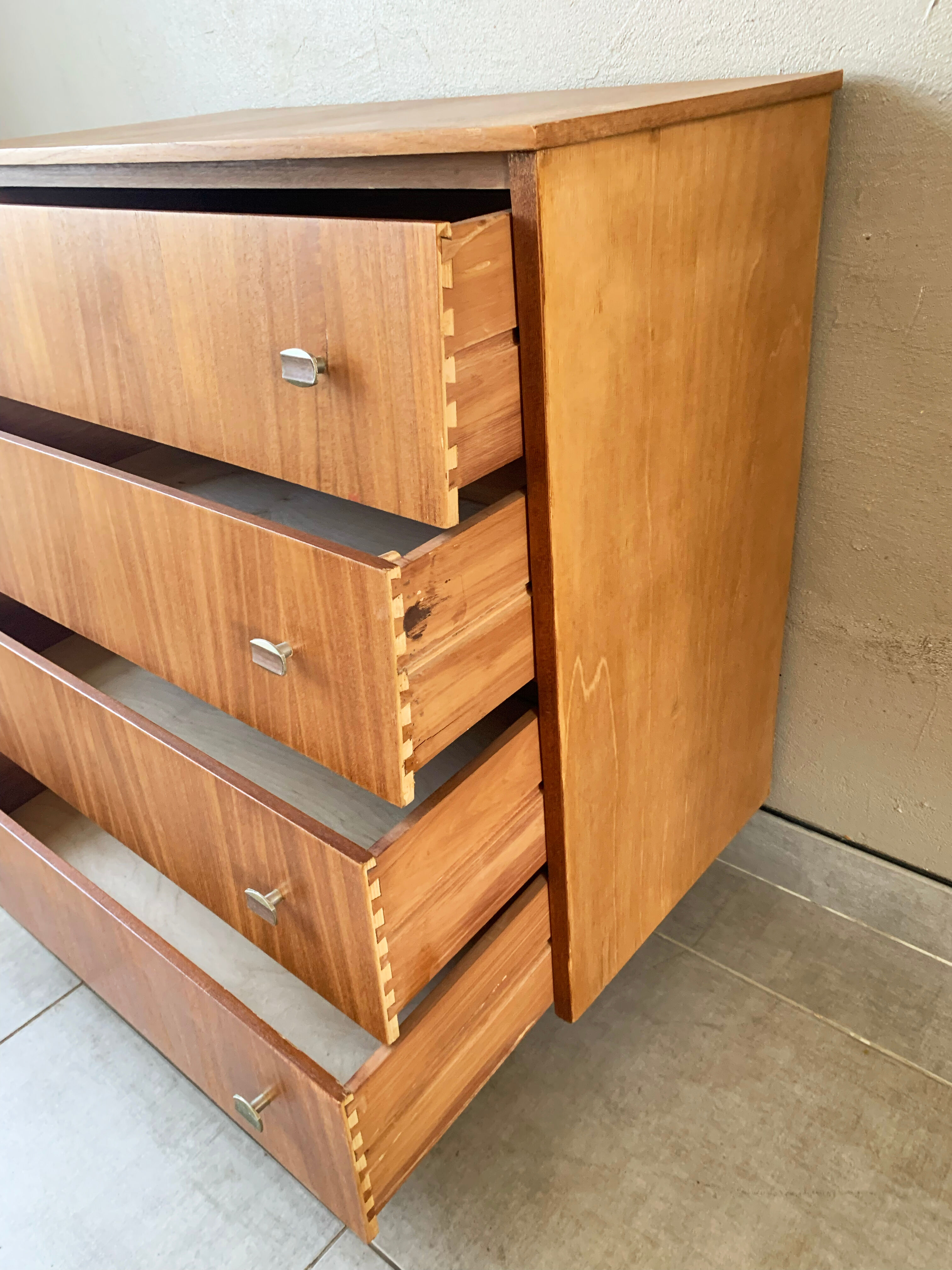 Scandinavian vintage chest of drawers, 50s