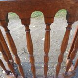 Oak and Marble Console