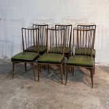 Chaises de salle à manger, Charles Ramos 1950s