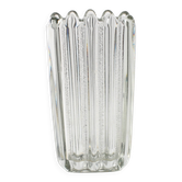 Vintage Rare Glass Vase / Mid-century Glass Vase by František Vizner / 1963